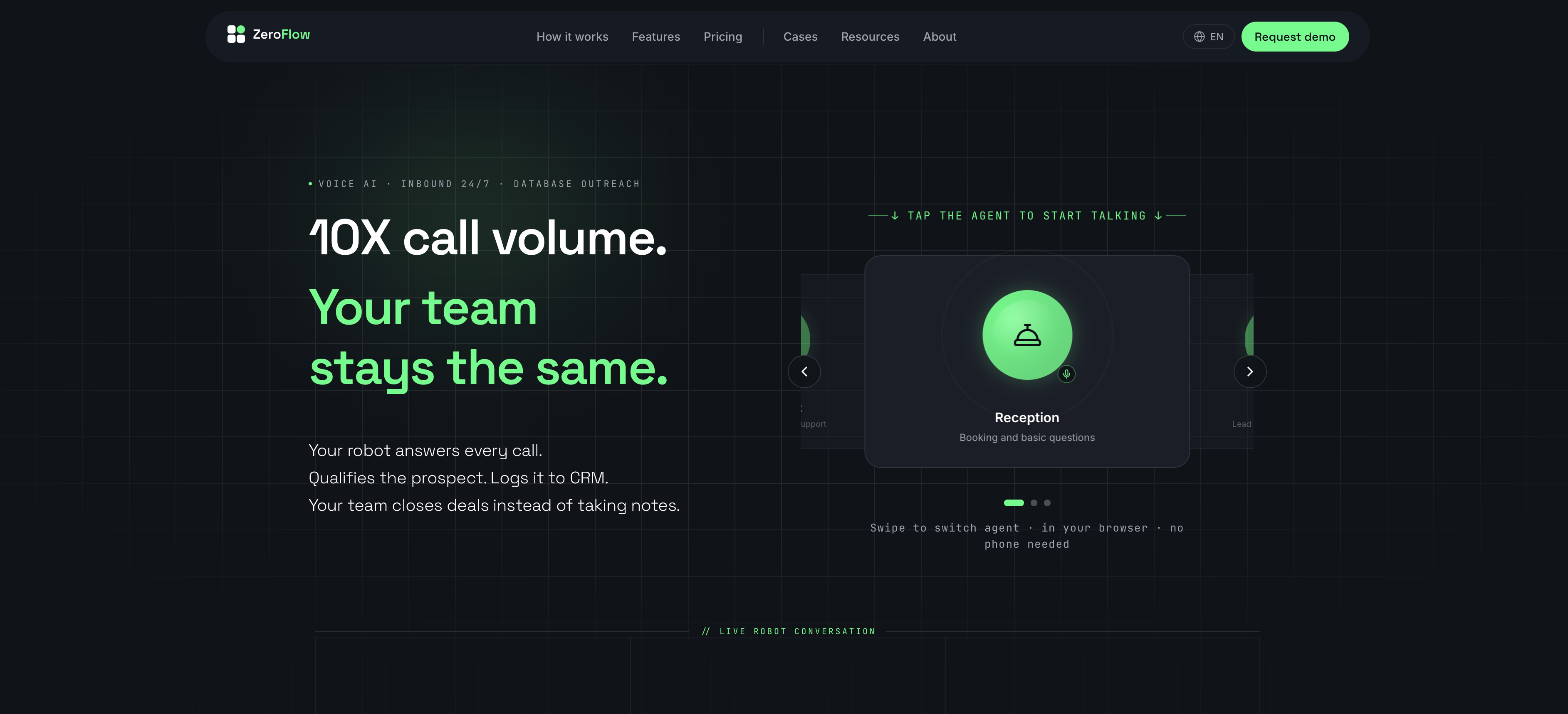ZeroFlow website